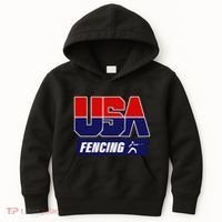 Fencing Usa Team Kids Hoodie thumb 0