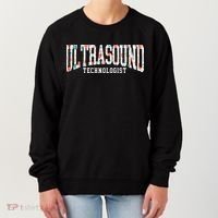Floral Ultrasound Technologist Sonographer Women's Sweatshirt thumb 0