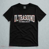 Floral Ultrasound Technologist Sonographer T-Shirt thumb 5