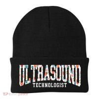 Floral Ultrasound Technologist Sonographer Beanie thumb 0