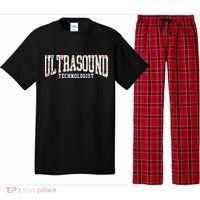 Floral Ultrasound Technologist Sonographer Pajama Set thumb 0