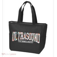 Floral Ultrasound Technologist Sonographer Tote Bag thumb 3