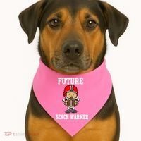 Future Bench Warmer USA-Made Doggie Bandana thumb 1