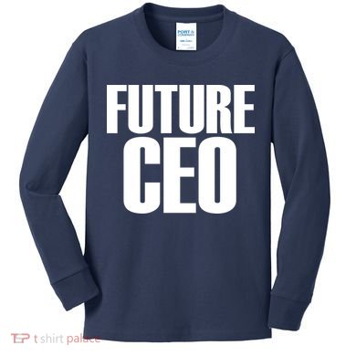 Future CEO Kids Long Sleeve Shirt