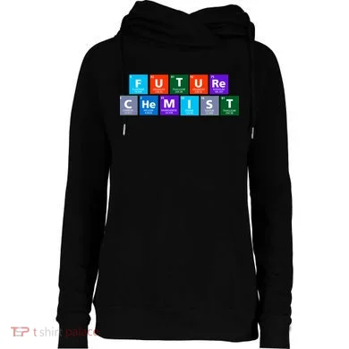 Future Chemist Womens Funnel Neck Pullover Hood