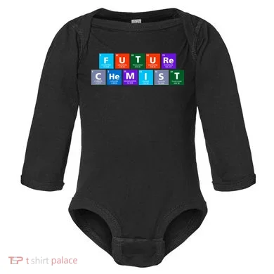 Future Chemist Baby Long Sleeve Bodysuit