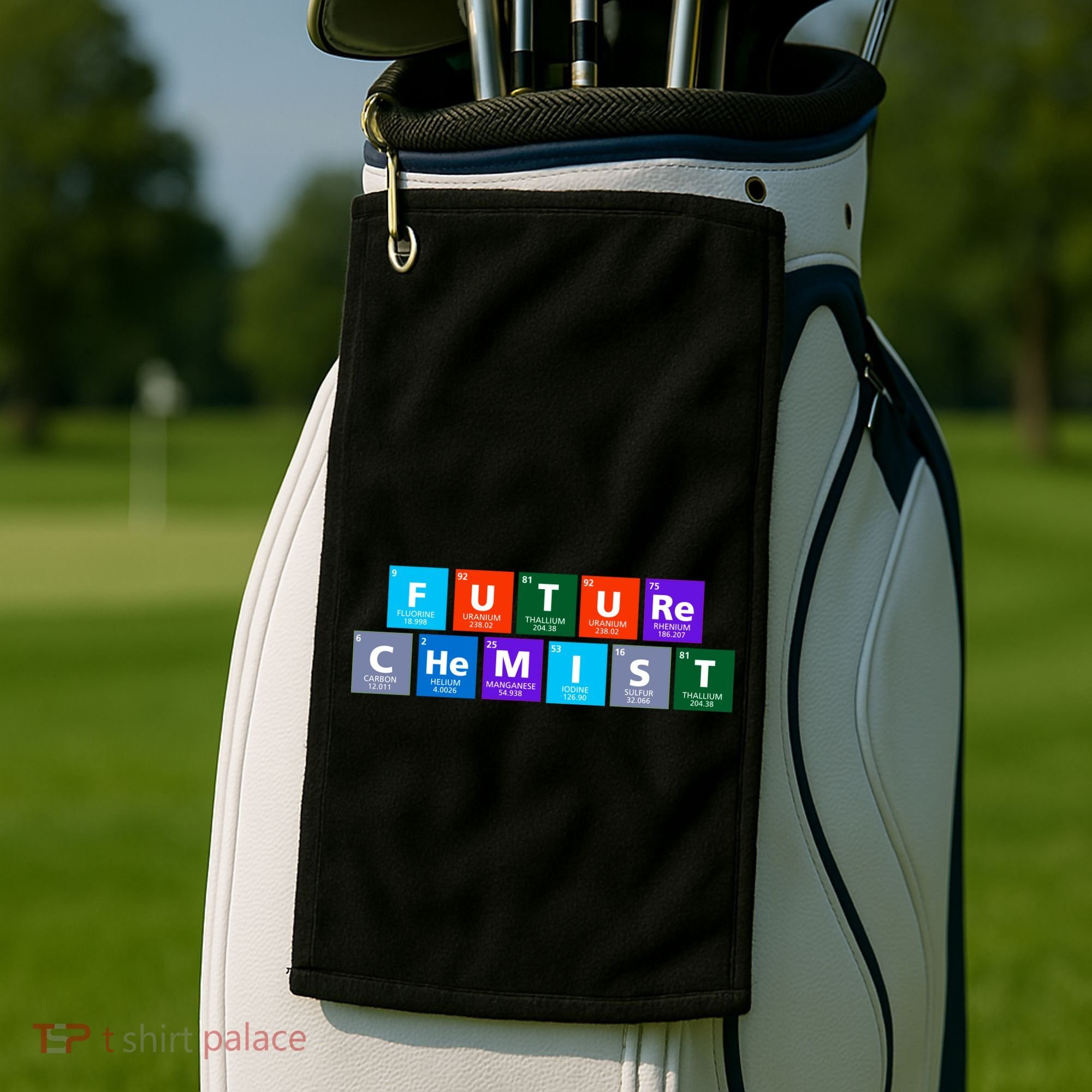 Future Chemist Golf Towel