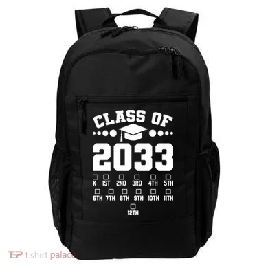 Future Class Of 2033 Check Mark Chart Backpack