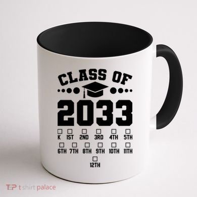 Future Class Of 2033 Check Mark Chart Coffee Mug back