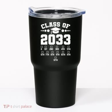 Future Class Of 2033 Check Mark Chart Tumbler