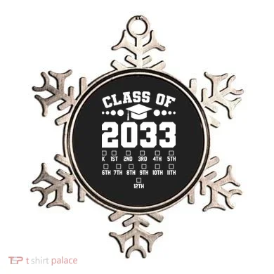 Future Class Of 2033 Check Mark Chart Ornament