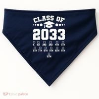 Future Class Of 2033 Check Mark Chart USA-Made Doggie Bandana thumb 0