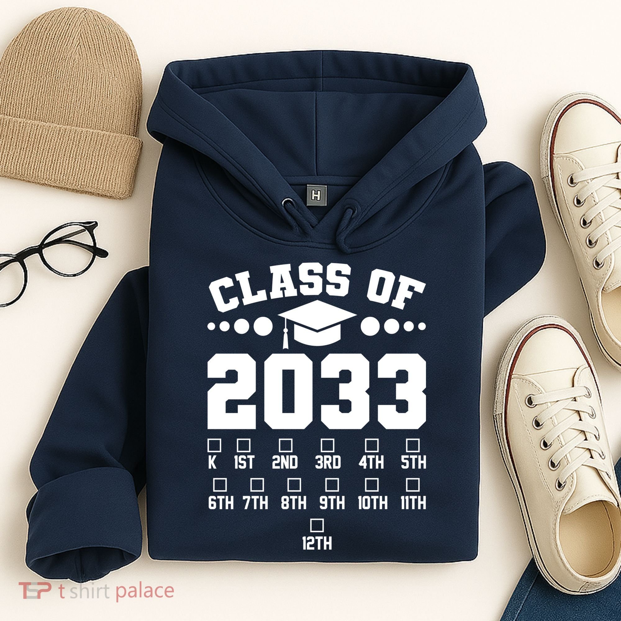 Future Class Of 2033 Check Mark Chart Hoodie