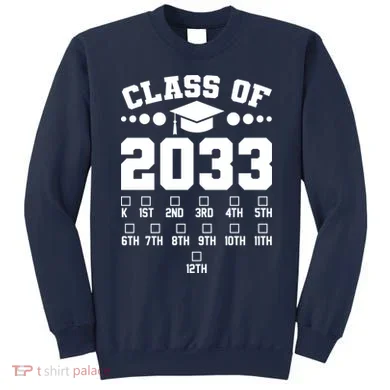 Future Class Of 2033 Check Mark Chart Sweatshirt