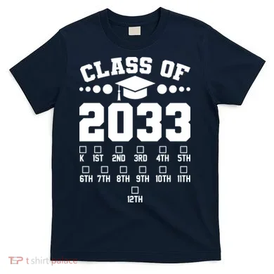 Future Class Of 2033 Check Mark Chart T-Shirt
