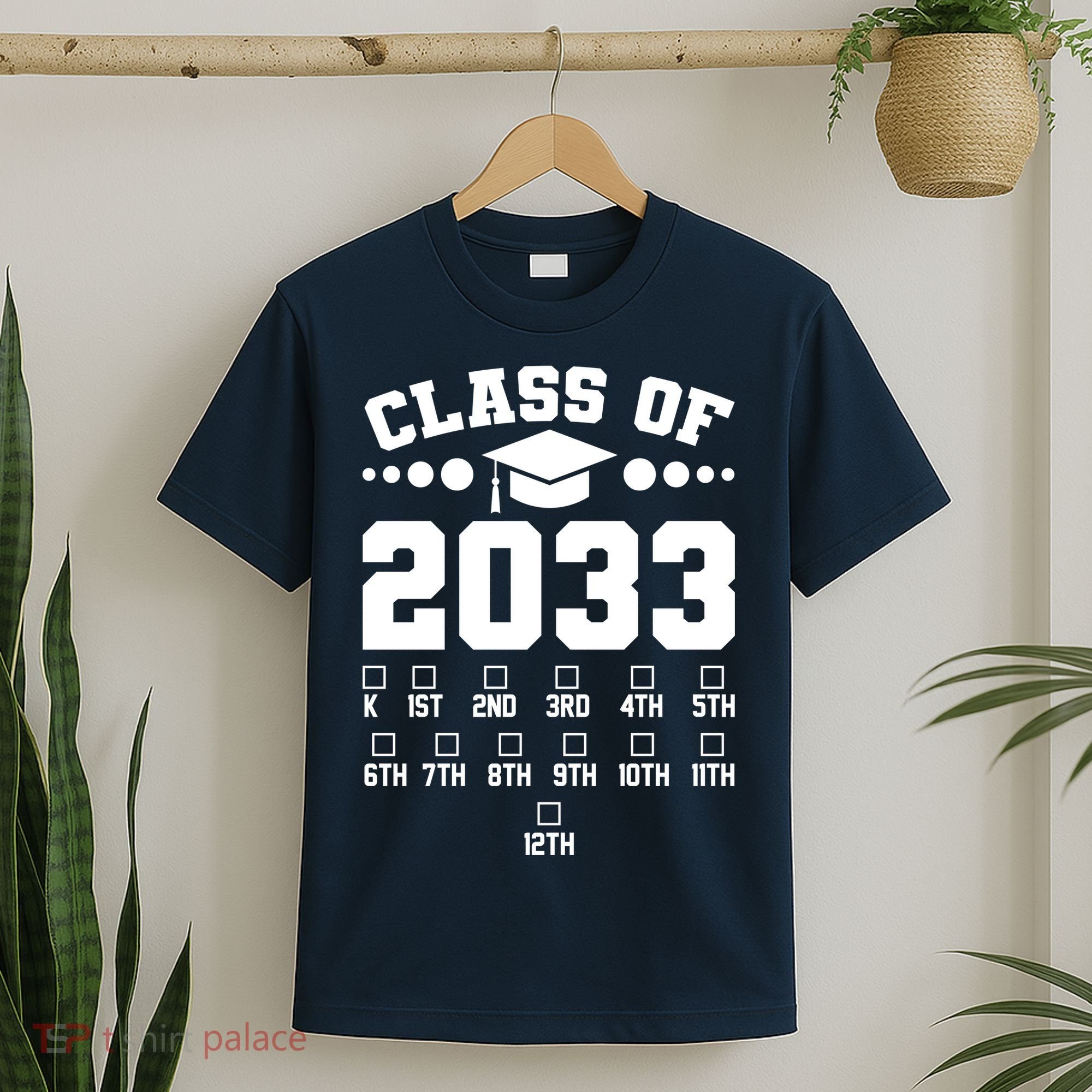 Future Class Of 2033 Check Mark Chart T-Shirt
