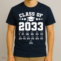 Future Class Of 2033 Check Mark Chart T-Shirt thumb 3