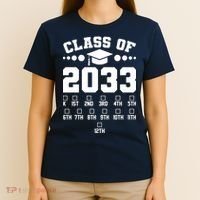 Future Class Of 2033 Check Mark Chart T-Shirt thumb 4