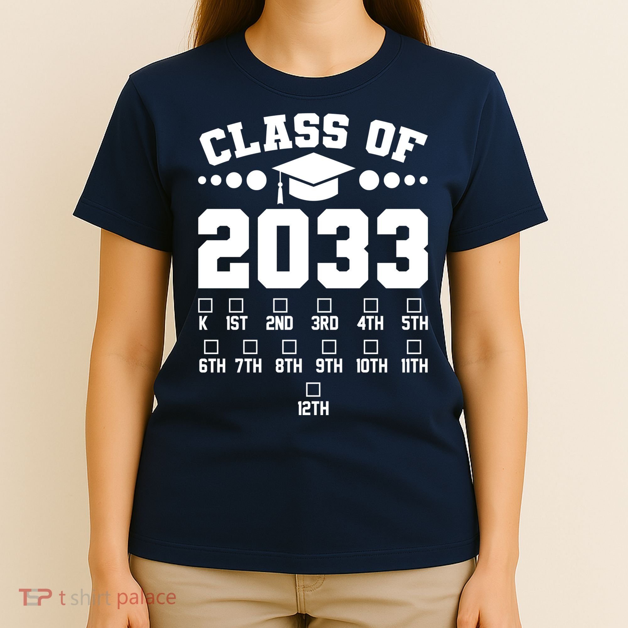 Future Class Of 2033 Check Mark Chart T-Shirt
