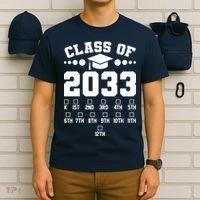 Future Class Of 2033 Check Mark Chart T-Shirt thumb 6