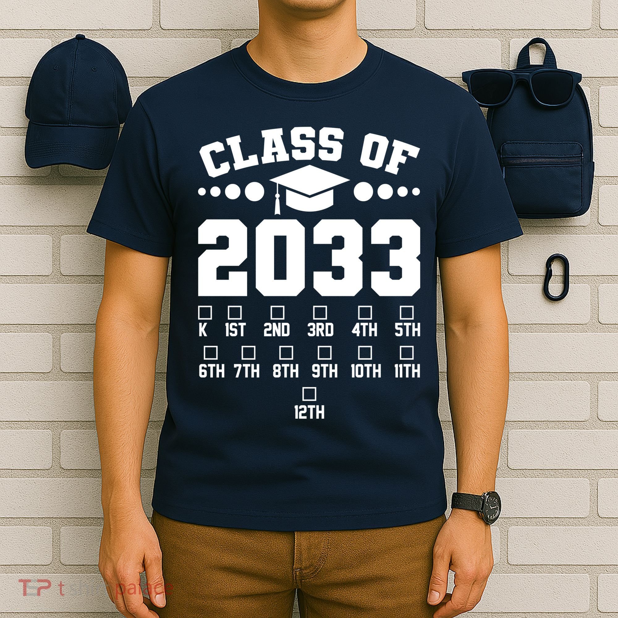 Future Class Of 2033 Check Mark Chart T-Shirt