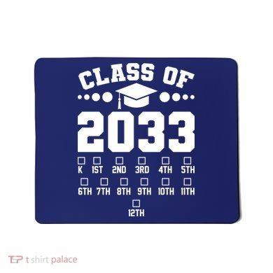 Future Class Of 2033 Check Mark Chart Mousepad