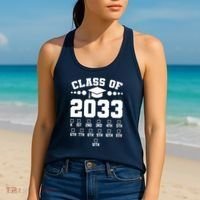 Future Class Of 2033 Check Mark Chart Women's Tank Top thumb 2