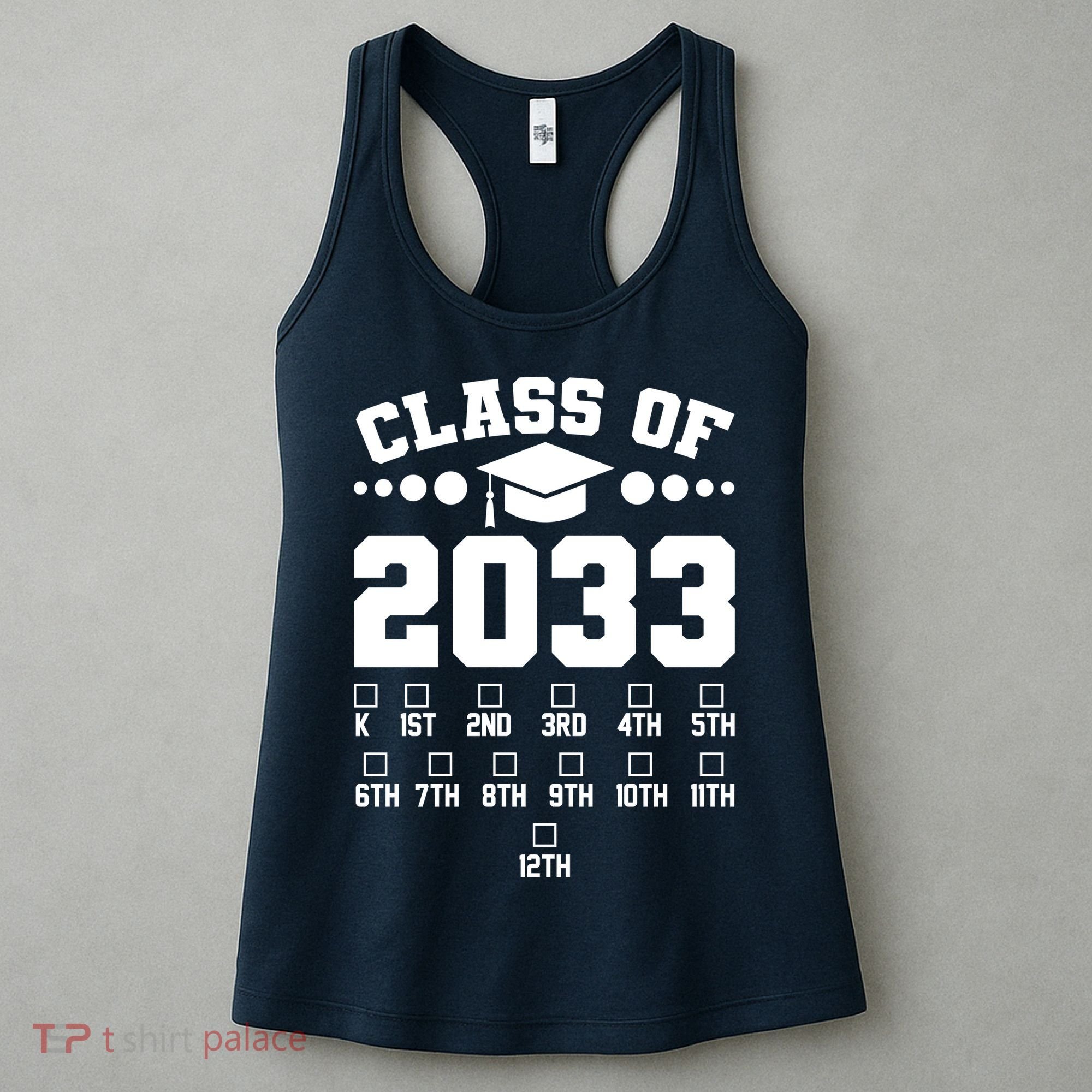 Future Class Of 2033 Check Mark Chart Women's Tank Top