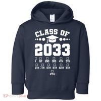 Future Class Of 2033 Check Mark Chart Toddler Hoodie thumb 0
