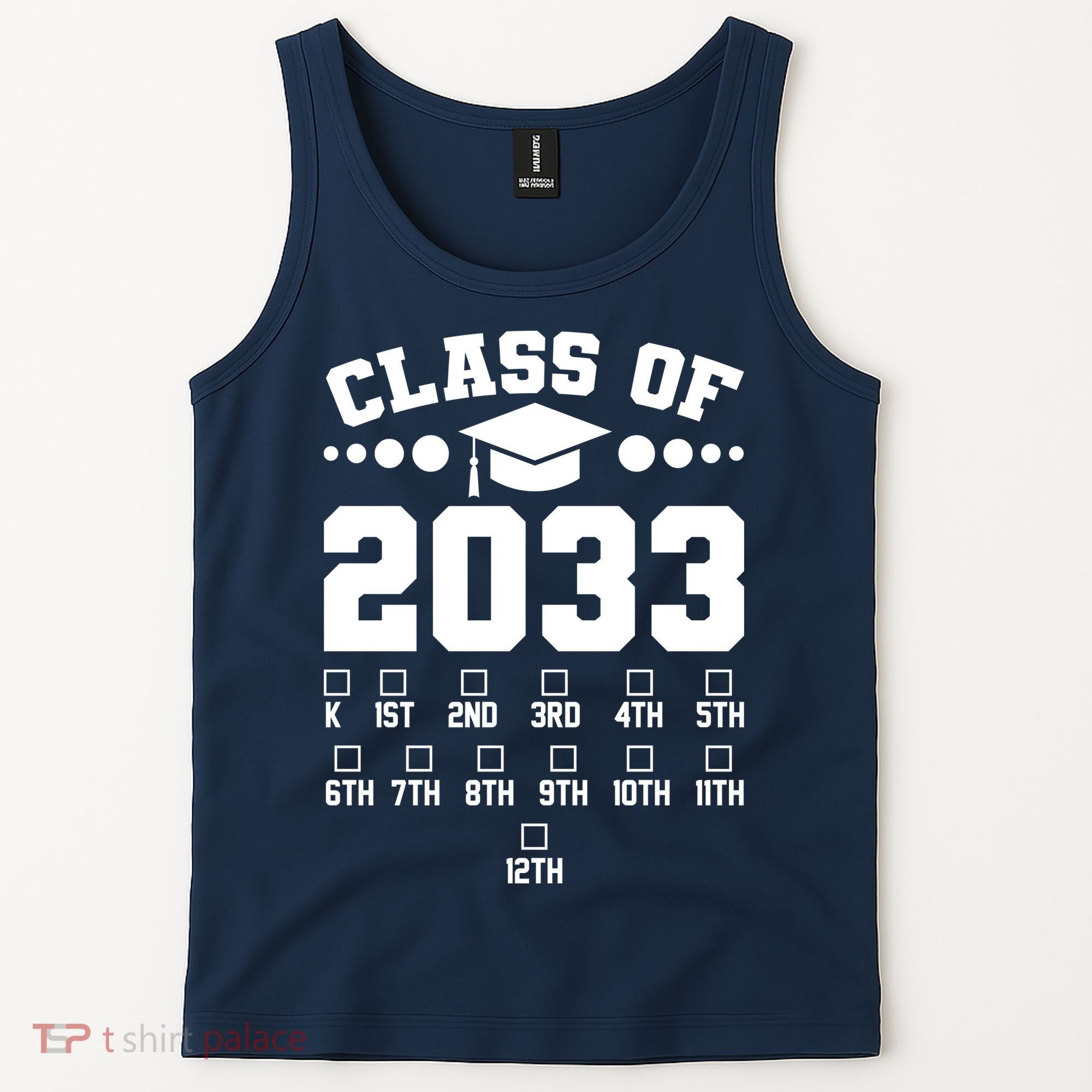 Future Class Of 2033 Check Mark Chart Tank Top