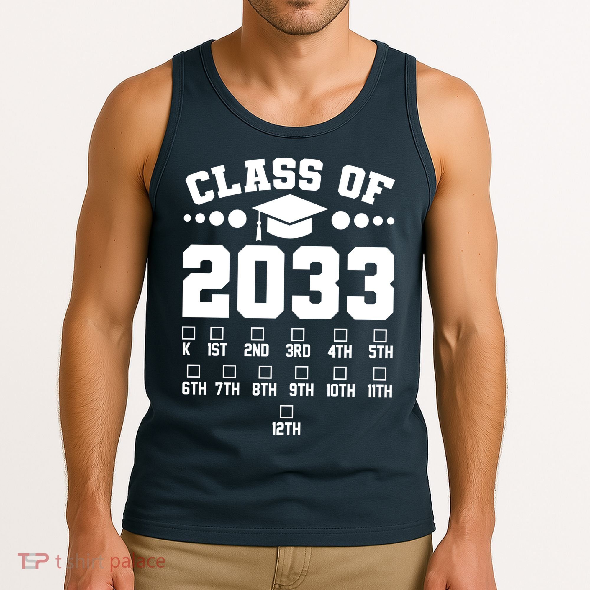 Future Class Of 2033 Check Mark Chart Tank Top