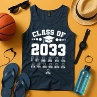 Future Class Of 2033 Check Mark Chart Tank Top thumb 4