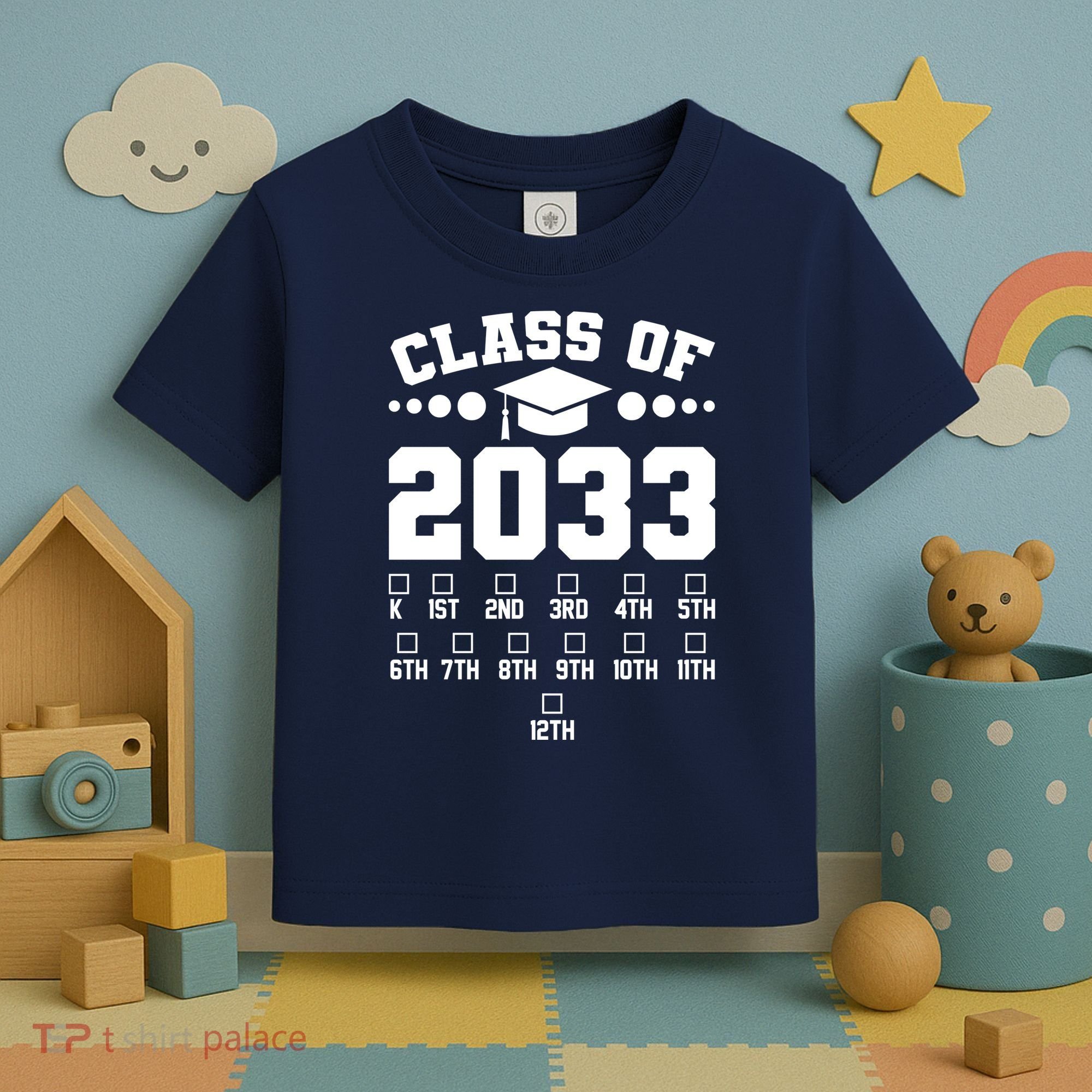 Future Class Of 2033 Check Mark Chart Toddler T-Shirt
