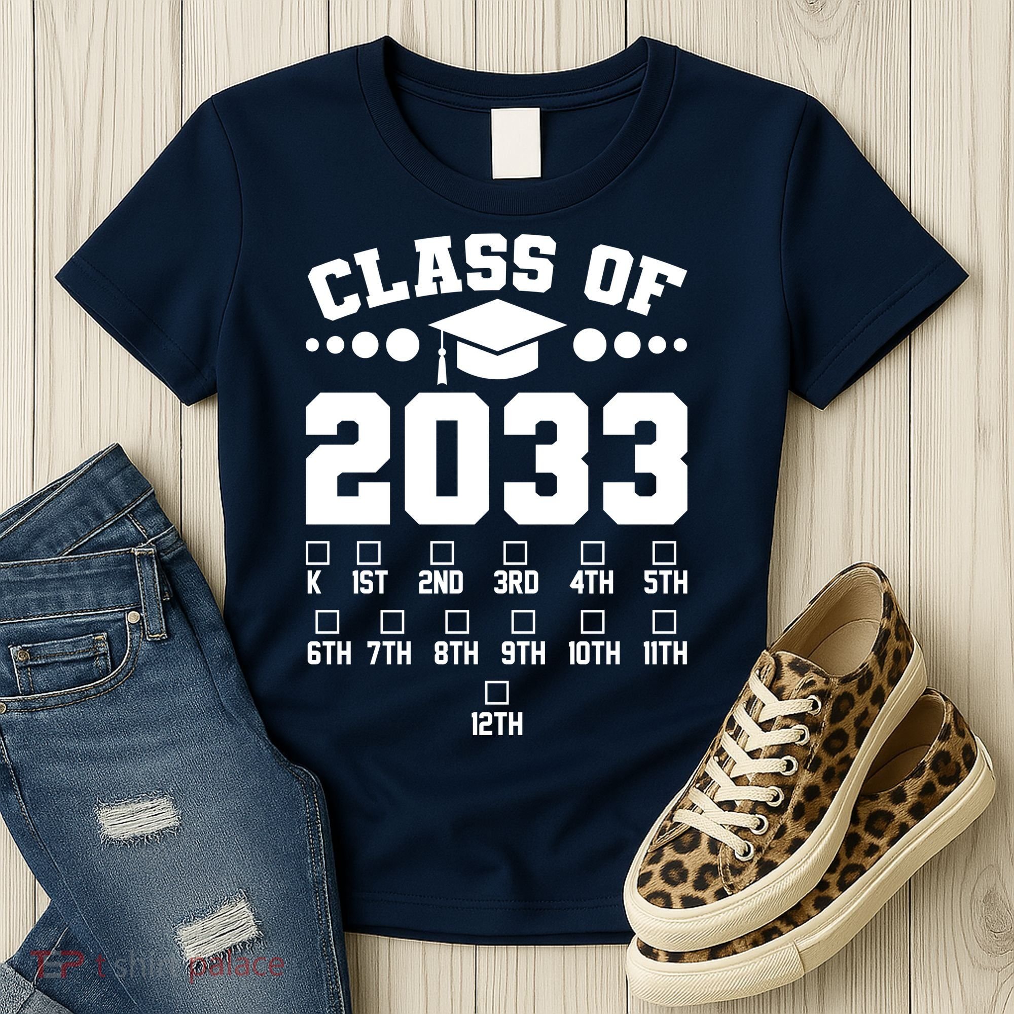 Future Class Of 2033 Check Mark Chart Women's T-Shirt