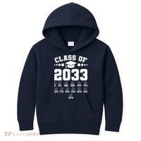 Future Class Of 2033 Check Mark Chart Kids Hoodie thumb 0