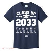 Future Class Of 2033 Check Mark Chart Kids T-Shirt thumb 0