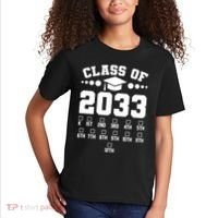 Future Class Of 2033 Check Mark Chart Kids T-Shirt thumb 2