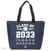 Future Class Of 2033 Check Mark Chart Tote Bag thumb 0