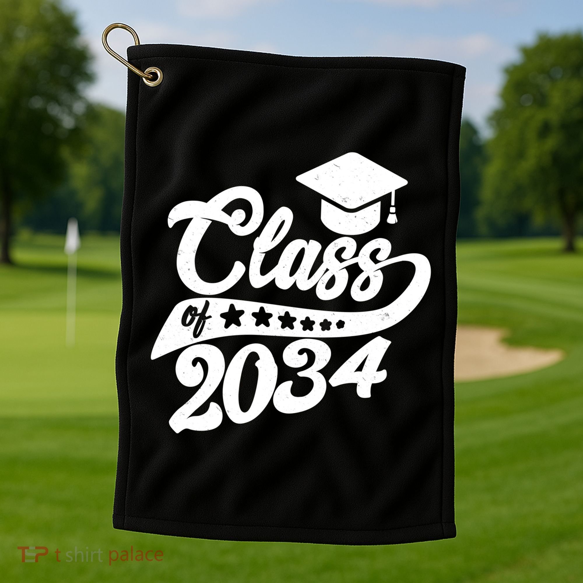 Future Class of 2034 Kindergarten Class Golf Towel