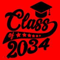 Future Class of 2034 Kindergarten Class Santa Hat thumb 1