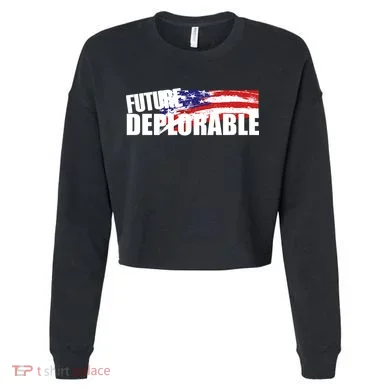 Future Deplorable Cropped Pullover Crew