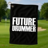 Future Drummer Golf Towel thumb 1