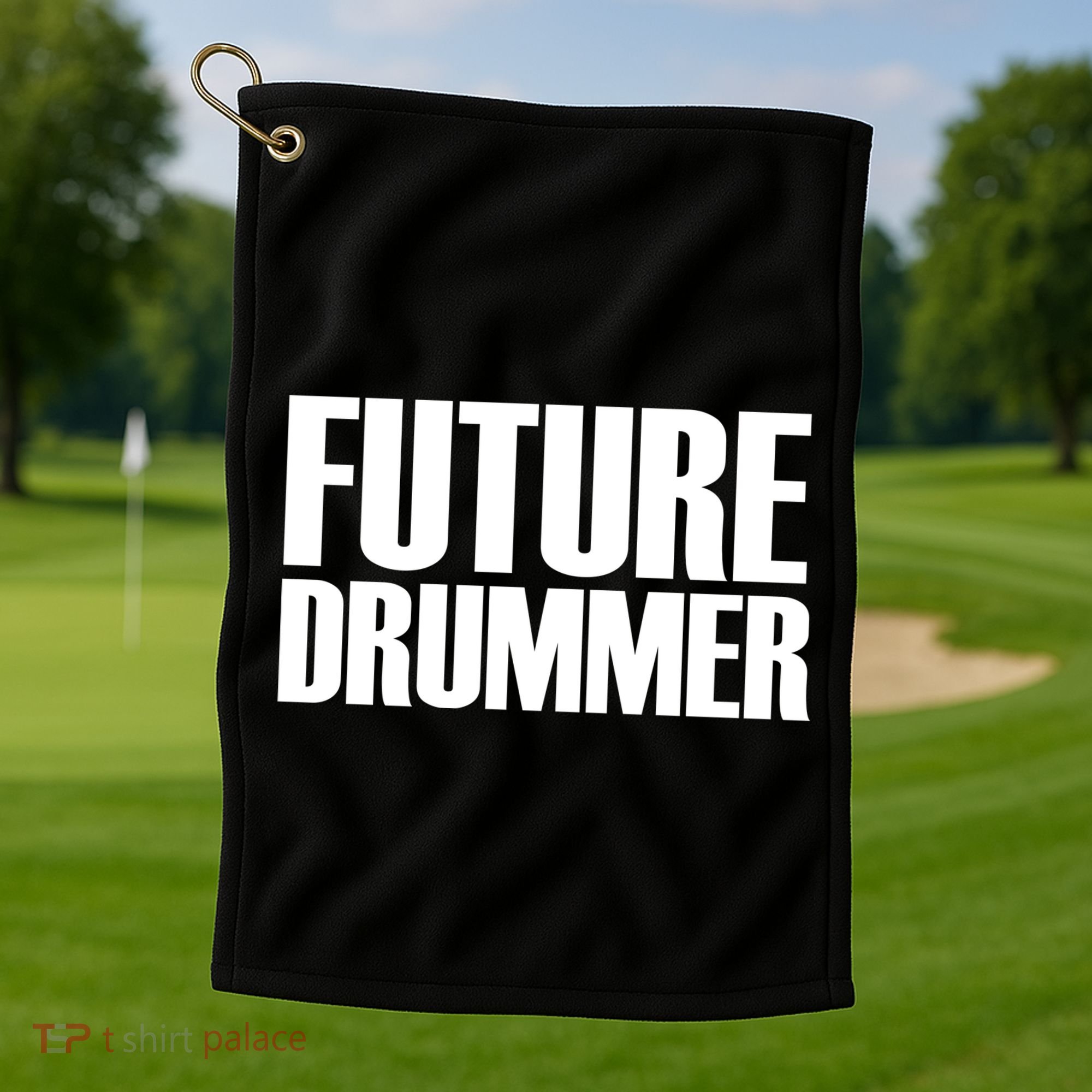 Future Drummer Golf Towel