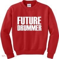 Future Drummer Kids Sweatshirt thumb 0