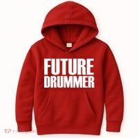 Future Drummer Kids Hoodie thumb 0