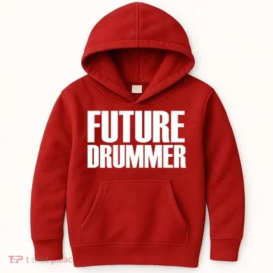 Future Drummer Kids Hoodie