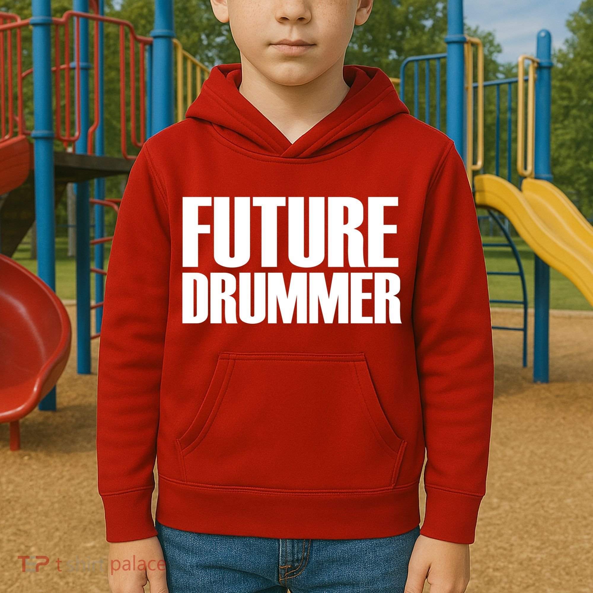 Future Drummer Kids Hoodie