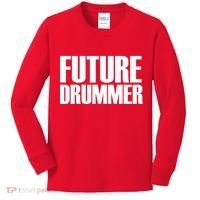 Future Drummer Kids Long Sleeve Shirt thumb 0