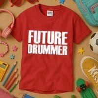 Future Drummer Kids T-Shirt thumb 3
