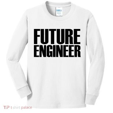 Future Engineer Kids Long Sleeve Shirt